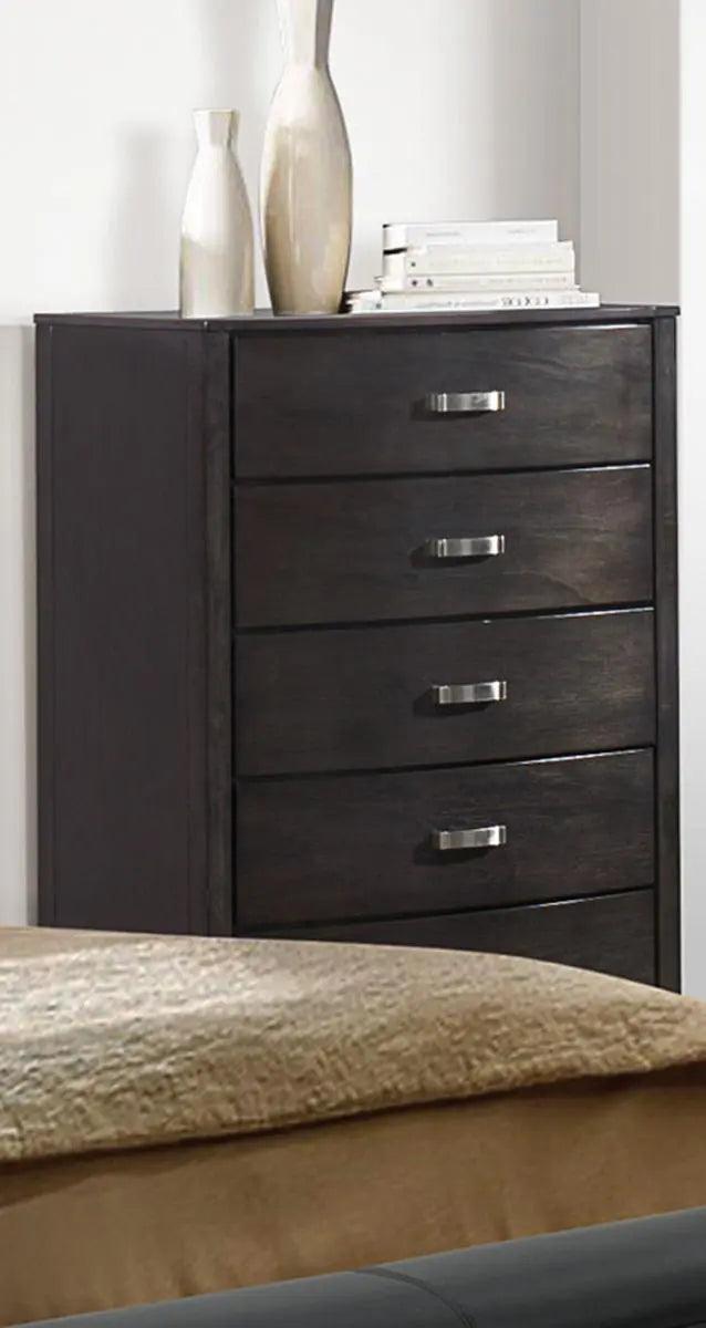 Homelegance Lyric 5 Drawer Chest In Brownish Gray 1737Ngy-9 - ATL FURNITURE