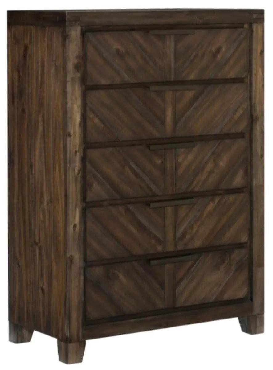 Homelegance Parnell Chest In Rustic Cherry 1648-9 - ATL FURNITURE