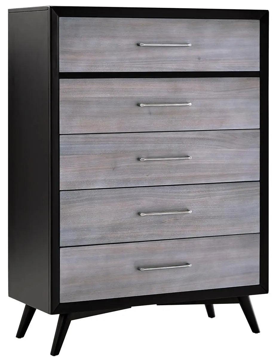 Homelegance Raku 5 Drawer Chest In Gray 1711-9 - ATL FURNITURE