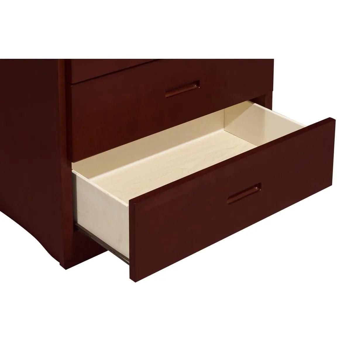 Homelegance Rowe 4 Drawer Chest In Dark Cherry B2013Dc-9 - ATL FURNITURE