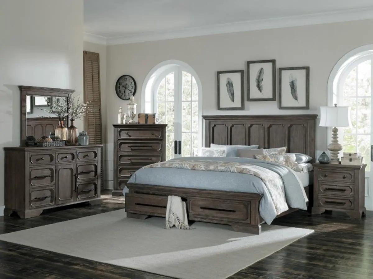 Homelegance Taulon Chest In Dark Oak 5438-9 - ATL FURNITURE