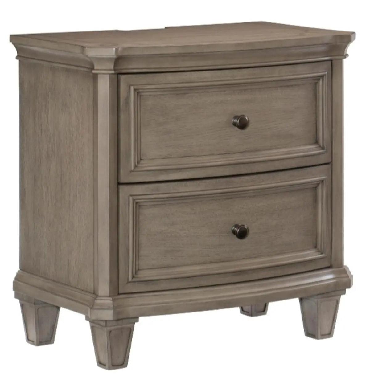 Homelegance Vermillion Nightstand In Gray 5442-4 - ATL FURNITURE