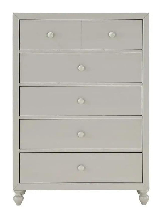 Homelegance Wellsummer 5 Drawer Chest In Gray 1803Gy-9 - ATL FURNITURE