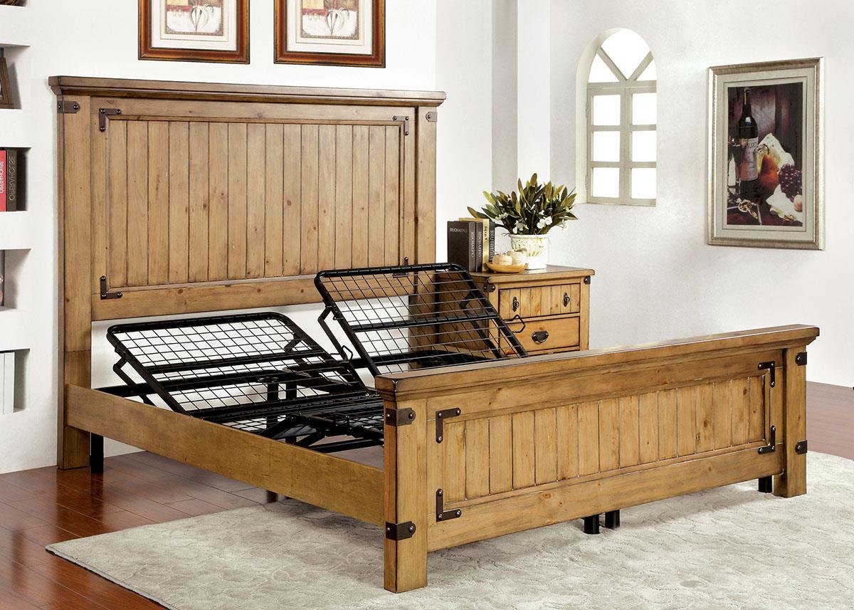 FRAMOS Black Adjustable Bed Frame - Queen - ATL FURNITURE