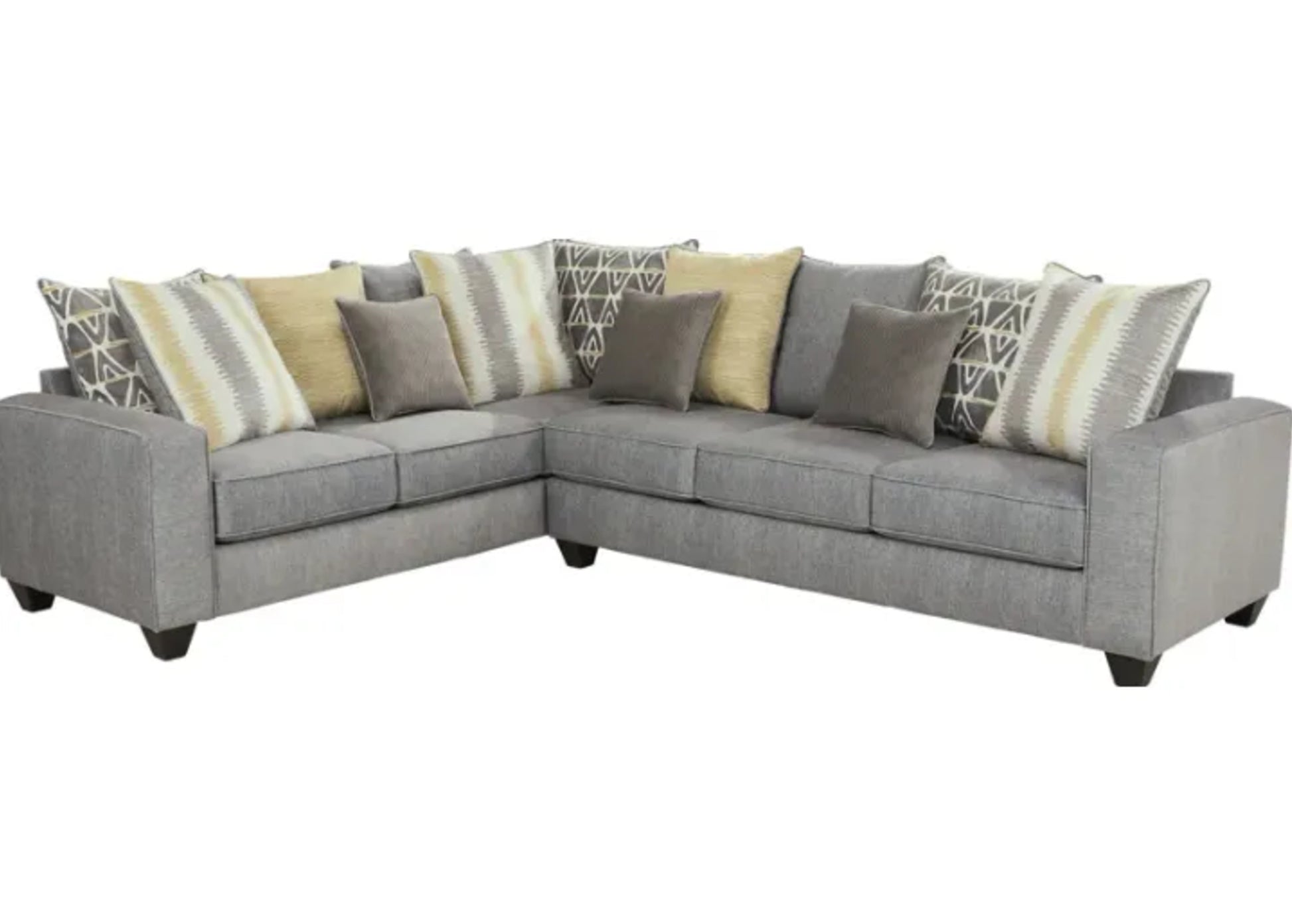 Grey stone Sectional - ATL FURNITURE