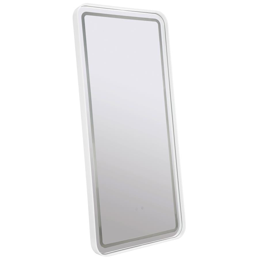 Glendora 32 x 71 Inch LED Standing Mirror BT Speakers