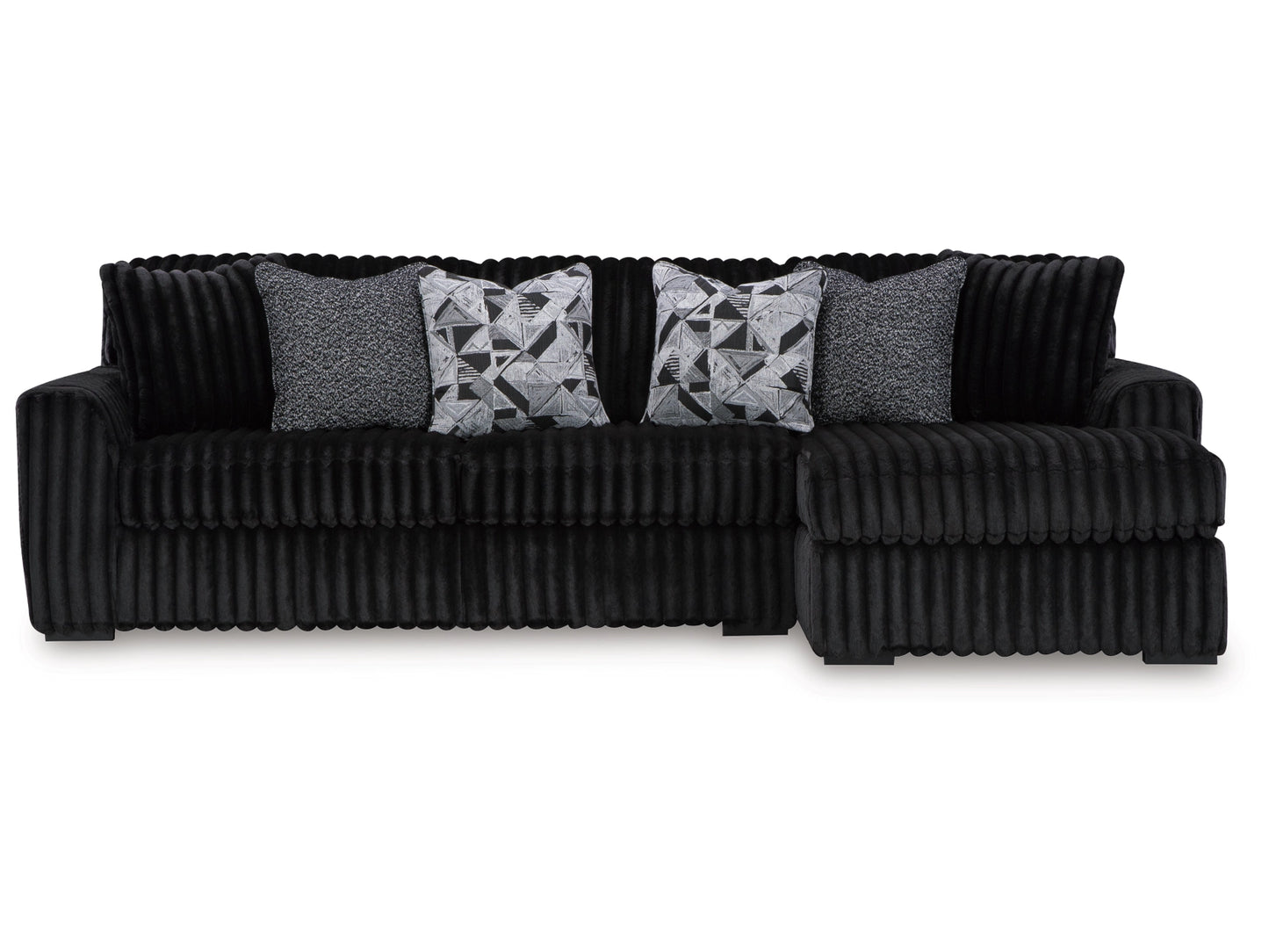 Midnight-Madness 2-Piece Sofa with Right-Arm Chaise