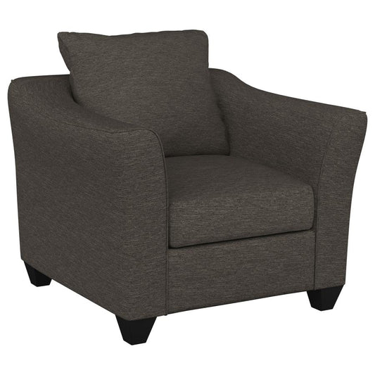 Salizar Flared Arm Chair Grey