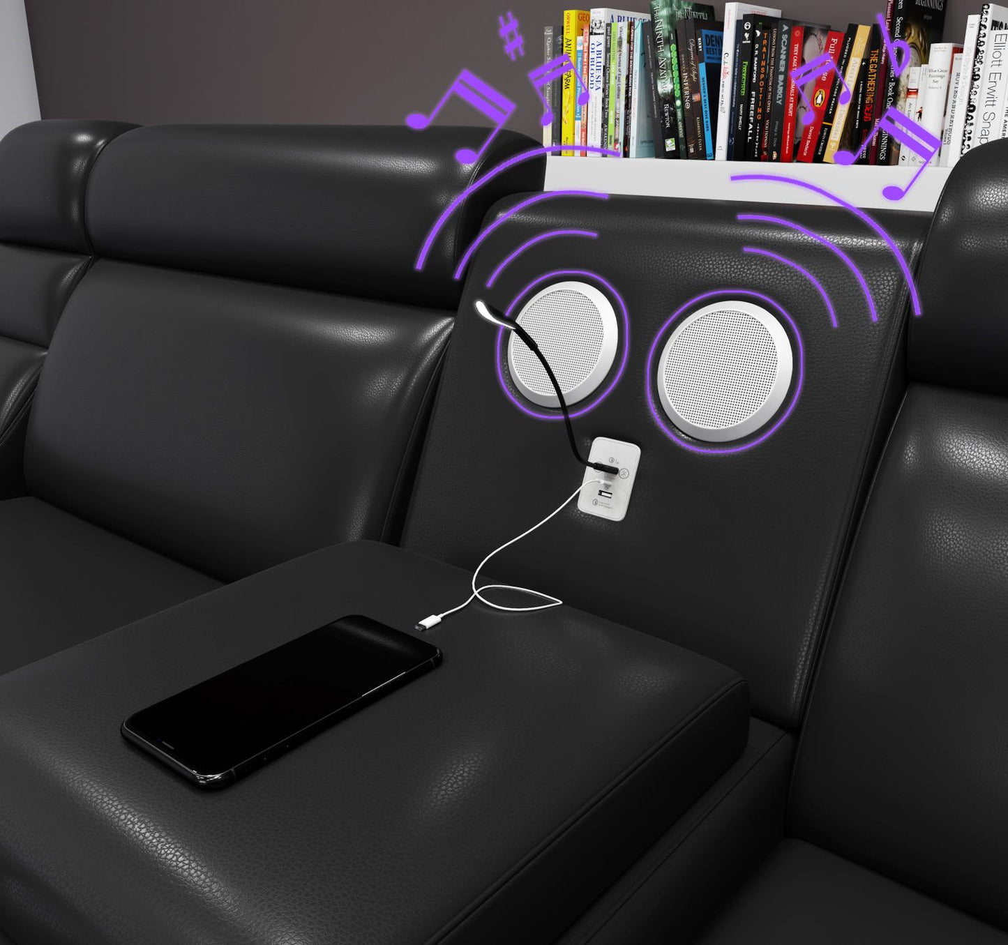 Tokyo 3 PC Sectional with Console