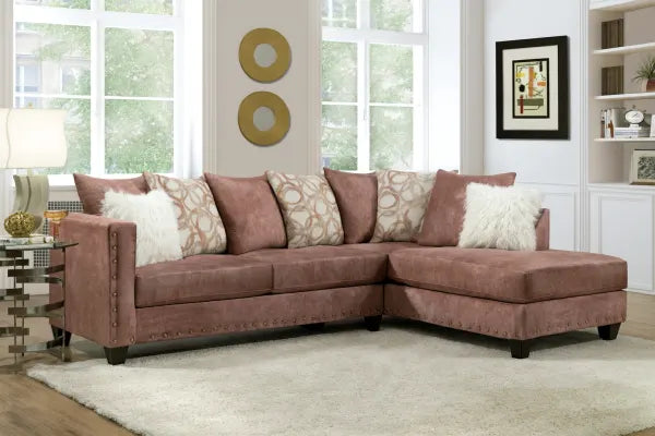 Melon Apricot Sectional