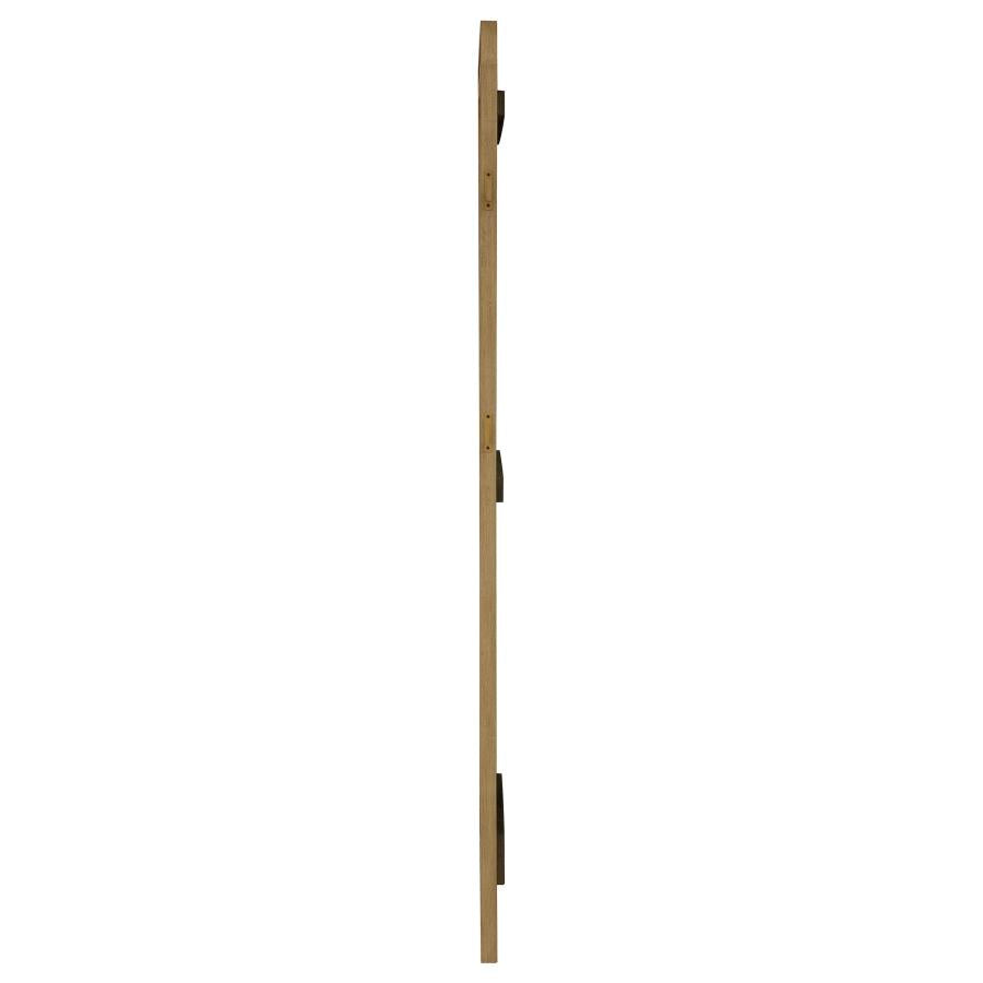 ARINI CANE WEAVE FULL LENGTH STANDING FLOOR MIRROR SAND WASH