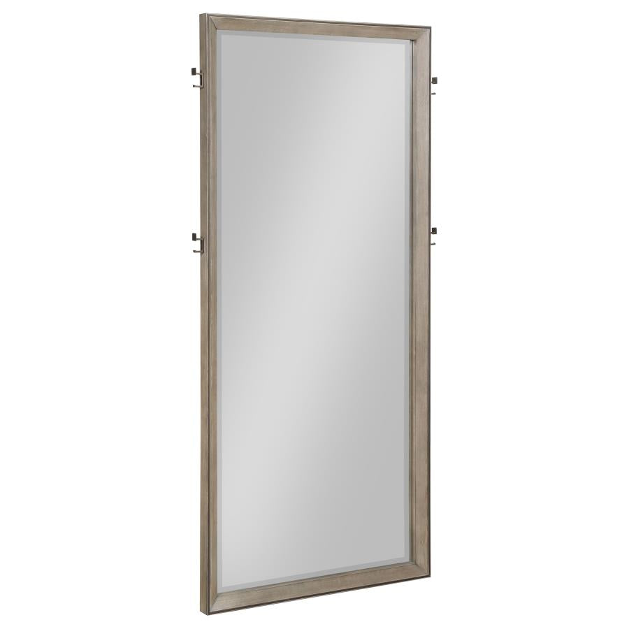 DURANGO 80-INCH STANDING FLOOR MIRROR WASHED OAK