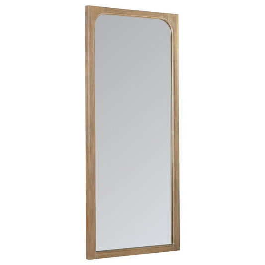 Solano 80-Inch Full Length Floor Mirror Weathered Mango