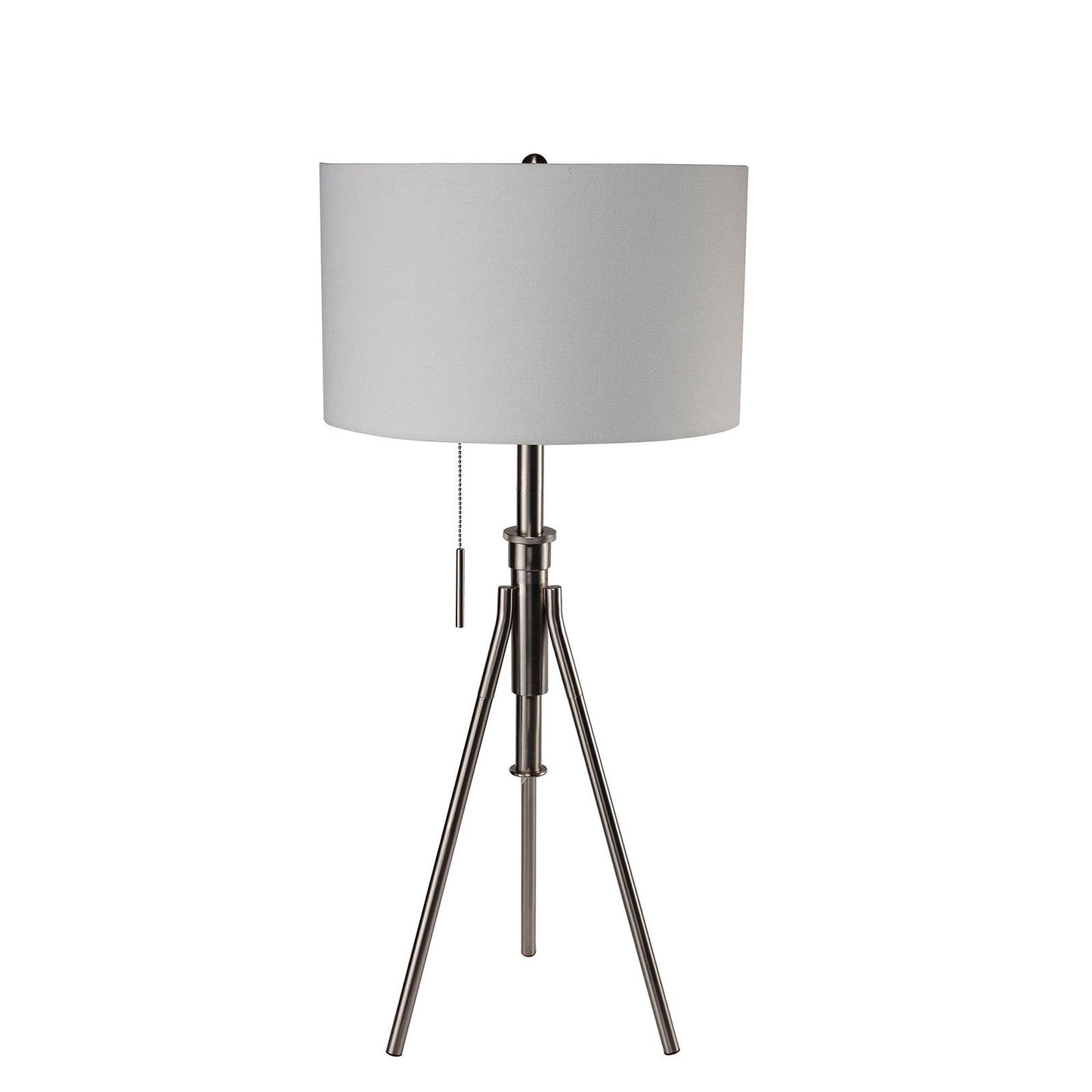 Zaya Brushed Steel Table Lamp - ATL FURNITURE