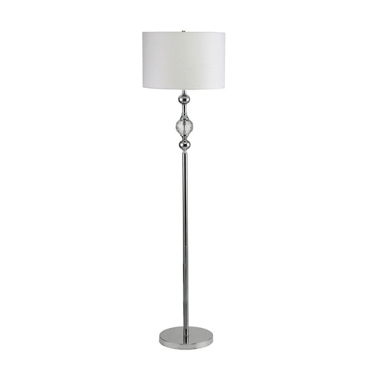 Emi White Floor Lamp - ATL FURNITURE