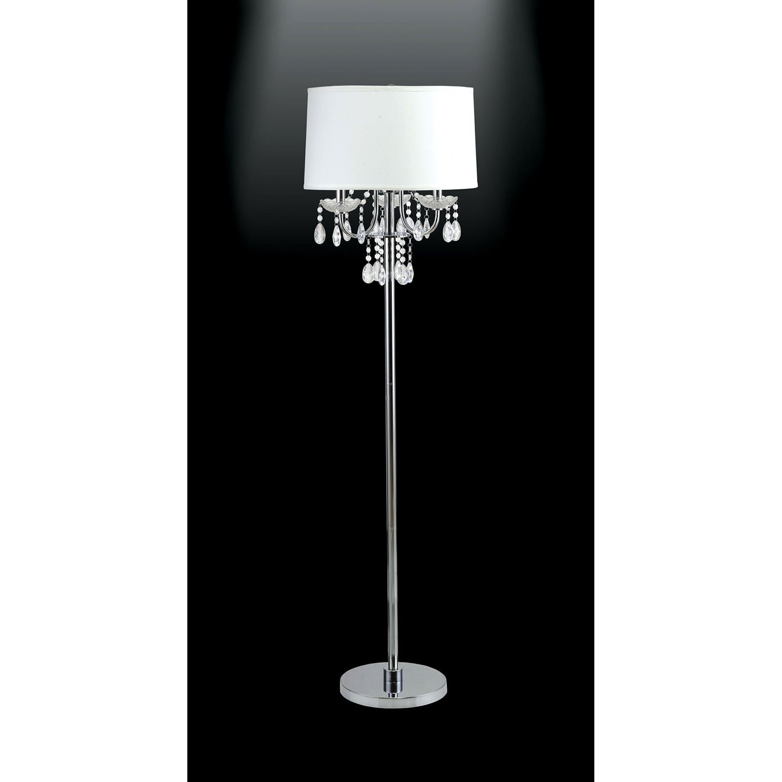 Jada White Floor Lamp - ATL FURNITURE