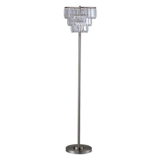 Meg Clear Floor Lamp - ATL FURNITURE