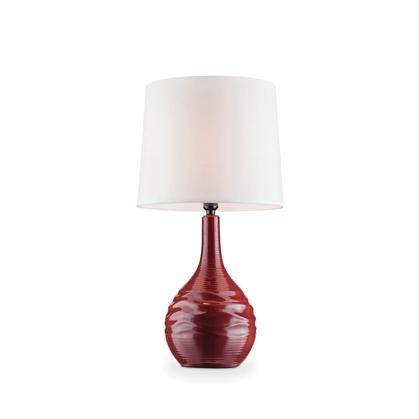 Ida Burgundy Table Lamp - ATL FURNITURE