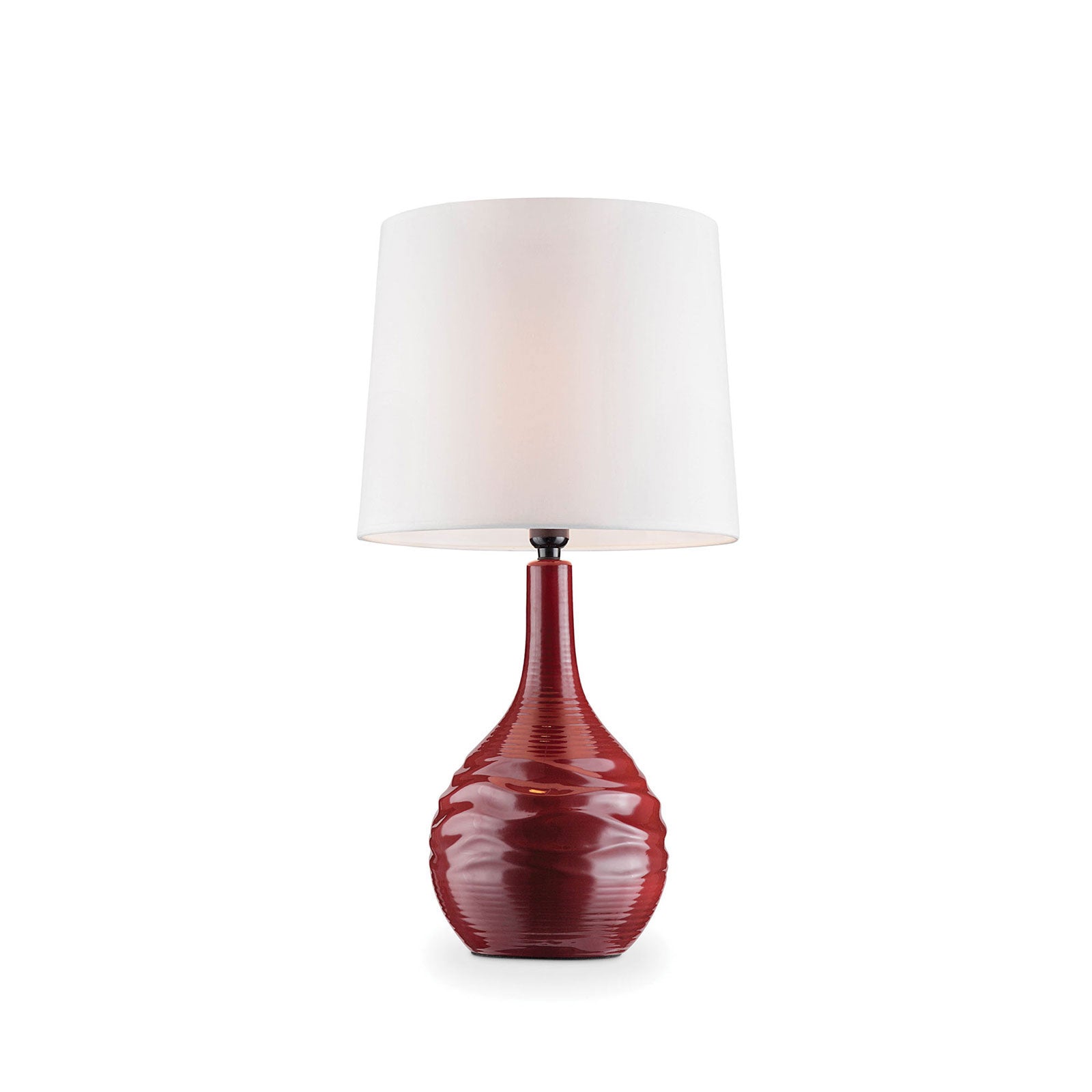 Ida Burgundy Table Lamp - ATL FURNITURE