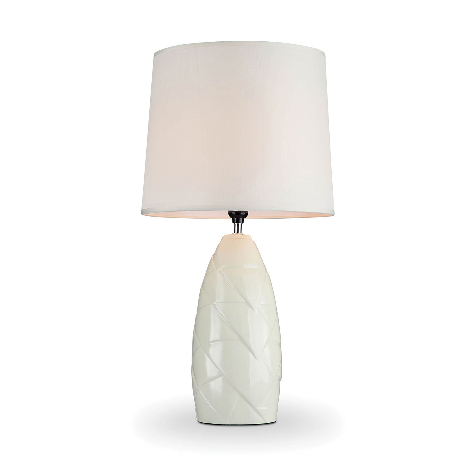 Lois Ivory Table Lamp - ATL FURNITURE