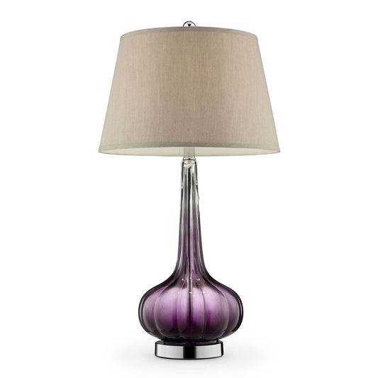 Fay Purple 30"H Table Lamp - ATL FURNITURE