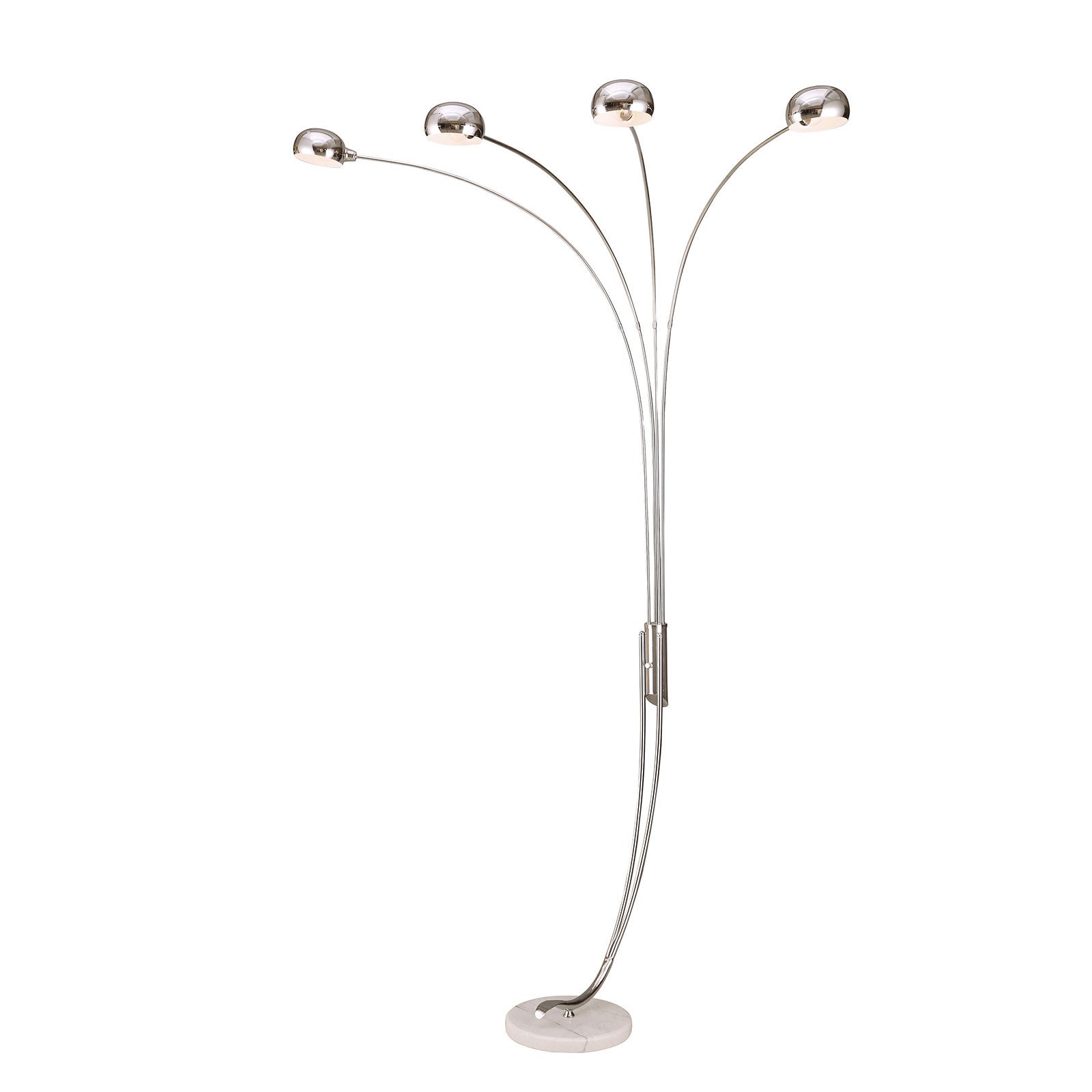 Loretta Chrome Arch Lamp - ATL FURNITURE