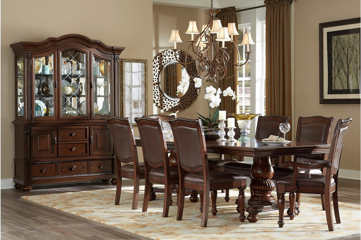 Lordsburg Rectangular Dining Room Set By Homelegance - ATL FURNITURE