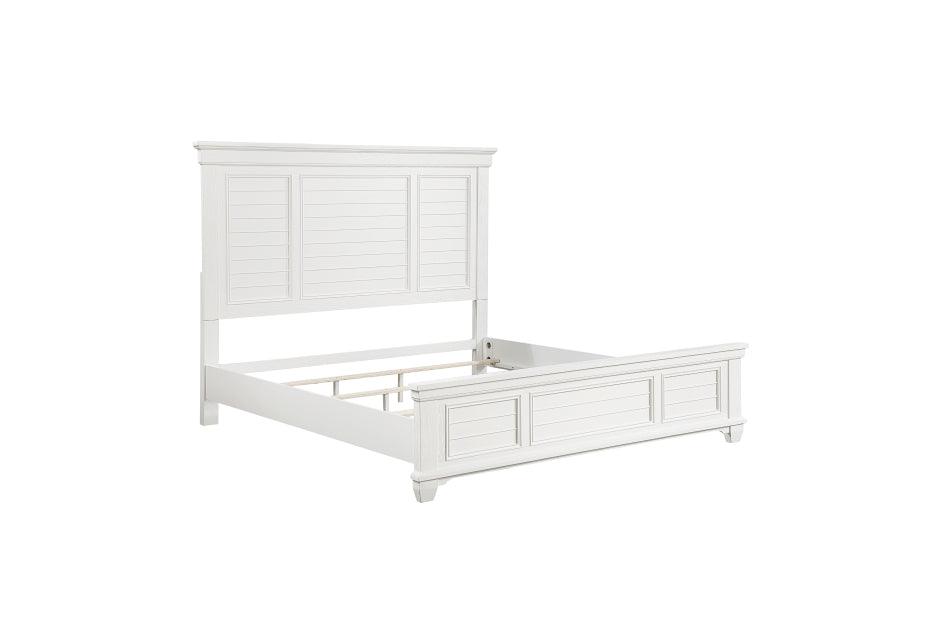 Mackinac 4-Piece Bedroom Set In White By Homelegance Furniture - ATL FURNITURE