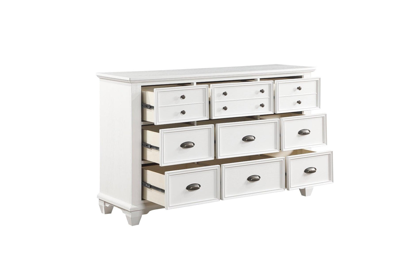 Mackinac 4-Piece Bedroom Set In White By Homelegance Furniture - ATL FURNITURE