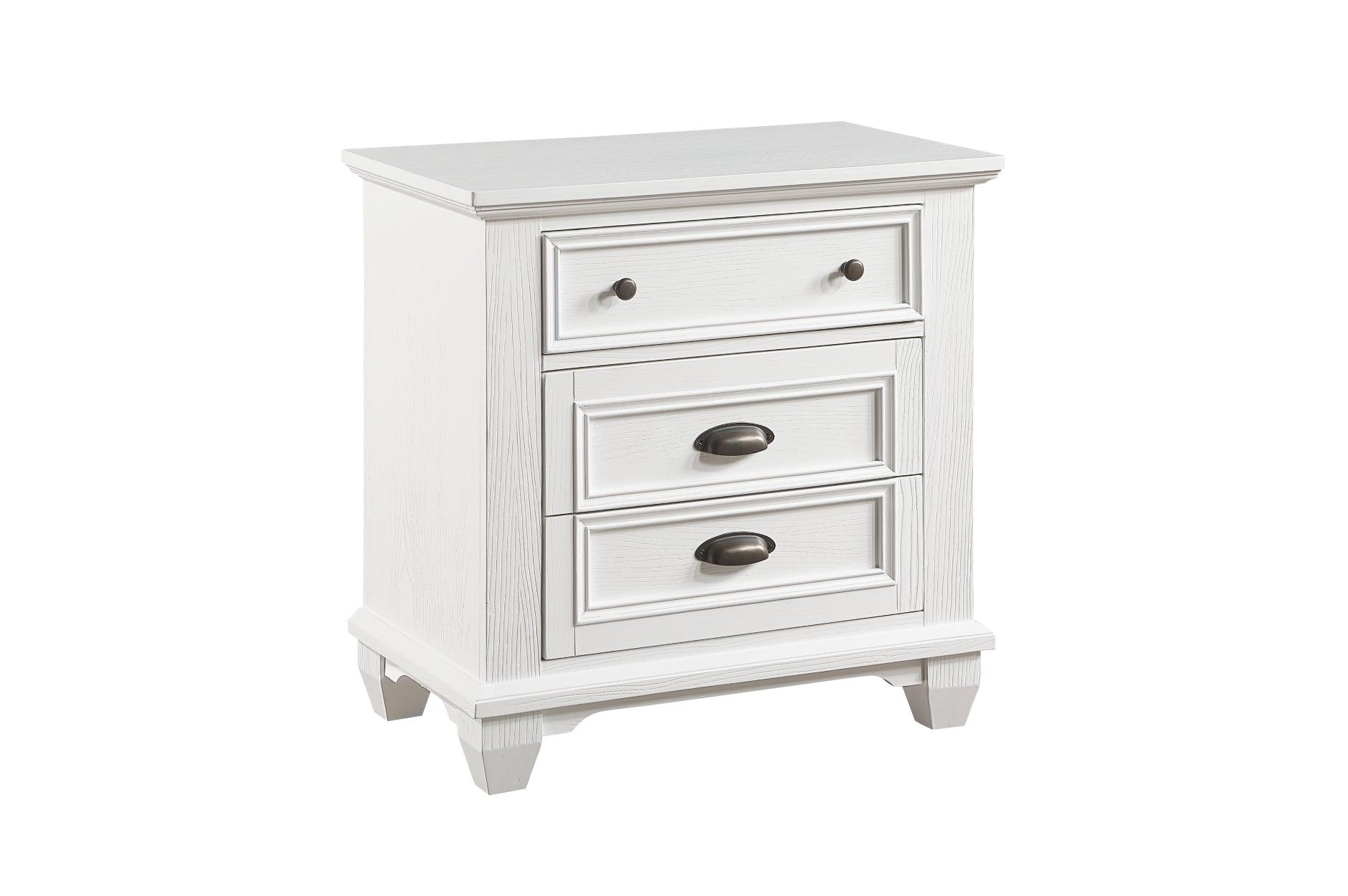 Mackinac 4-Piece Bedroom Set In White By Homelegance Furniture - ATL FURNITURE