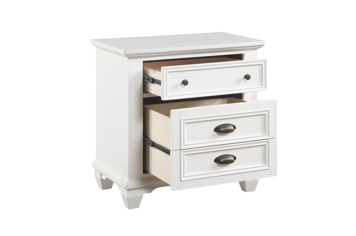 Mackinac 4-Piece Bedroom Set In White By Homelegance Furniture - ATL FURNITURE