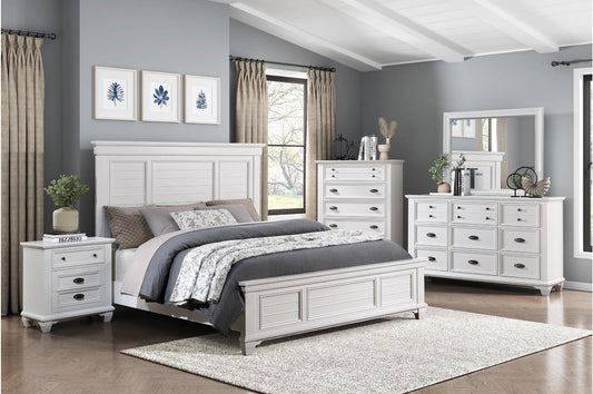 Mackinac 5-Piece Bedroom Set In White By Homelegance Furniture - ATL FURNITURE