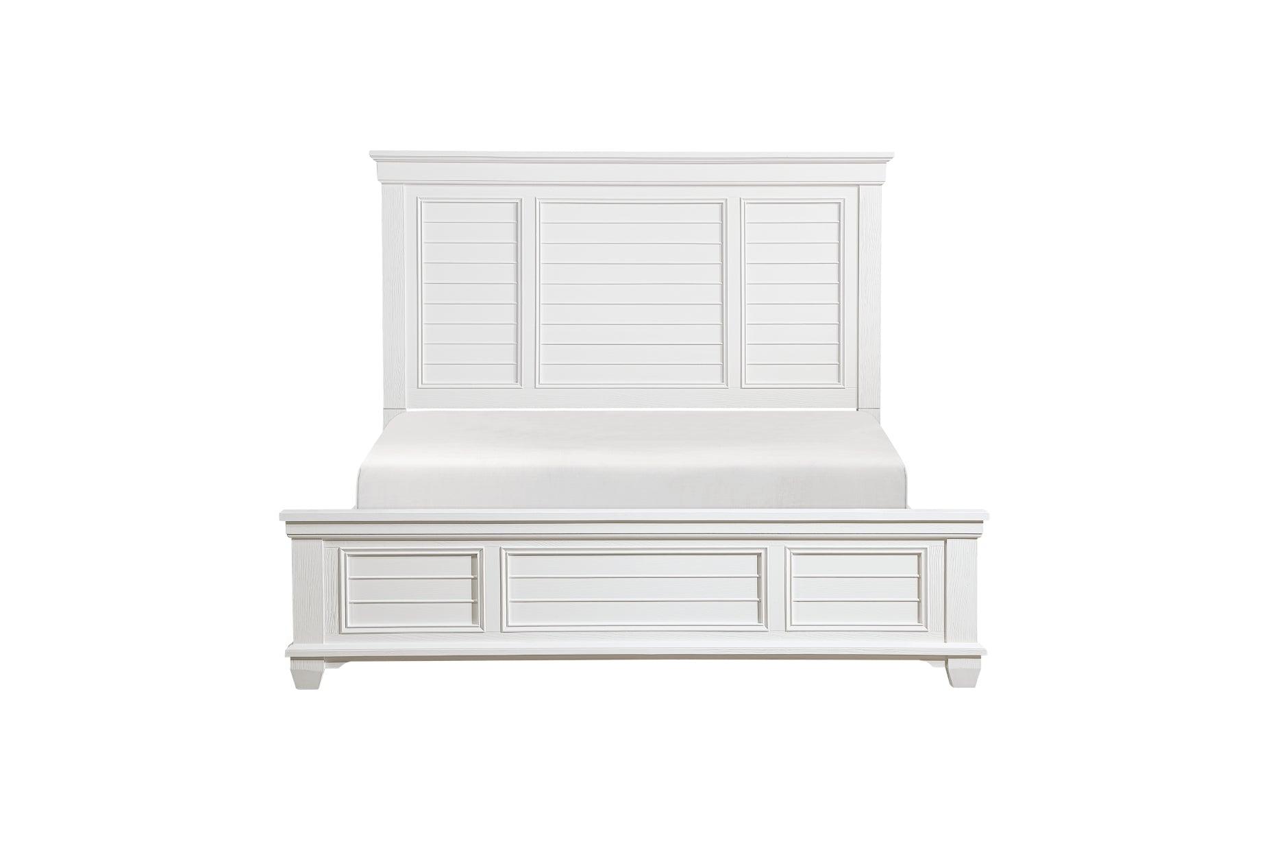 Mackinac 5-Piece Bedroom Set In White By Homelegance Furniture - ATL FURNITURE