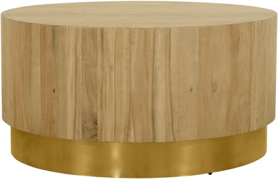 Acacia Coffee Table In Gold - 246-Ct - ATL FURNITURE