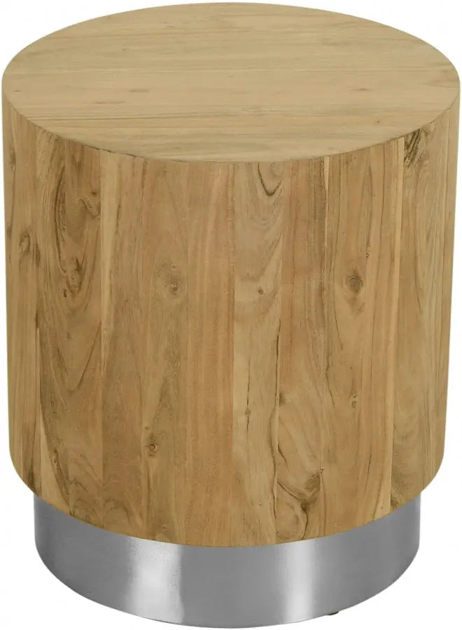 Acacia End Table In Gold - 247-Et - ATL FURNITURE