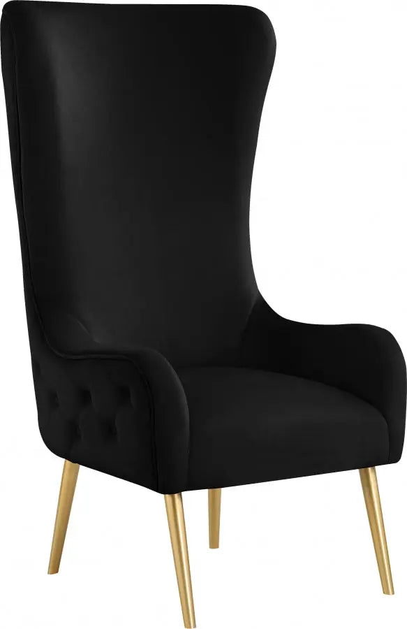 Meridian Furniture - Alexander Accent Chair In Black - 536Black - ATL FURNITURE