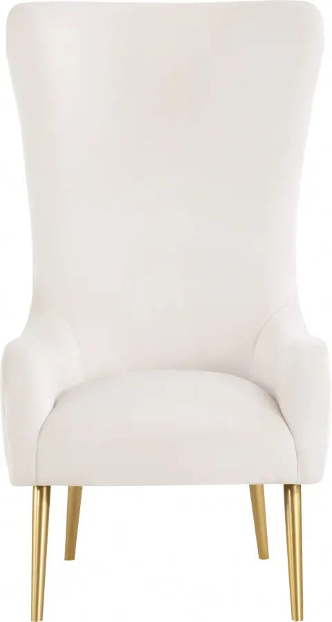 Meridian Furniture - Alexander Accent Chair In Cream - 536Cream - ATL FURNITURE