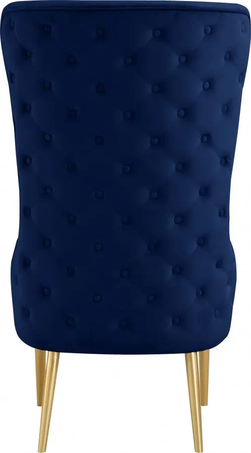 Meridian Furniture - Alexander Accent Chair In Navy - 536Navy - ATL FURNITURE