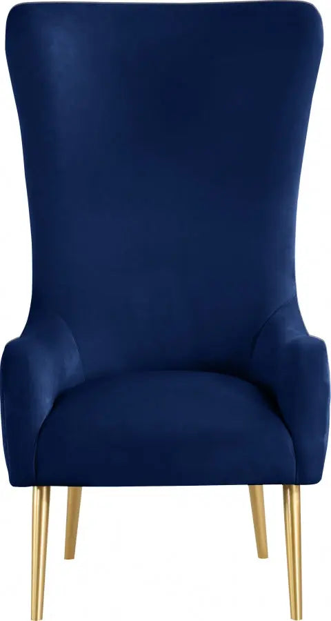 Meridian Furniture - Alexander Accent Chair In Navy - 536Navy - ATL FURNITURE