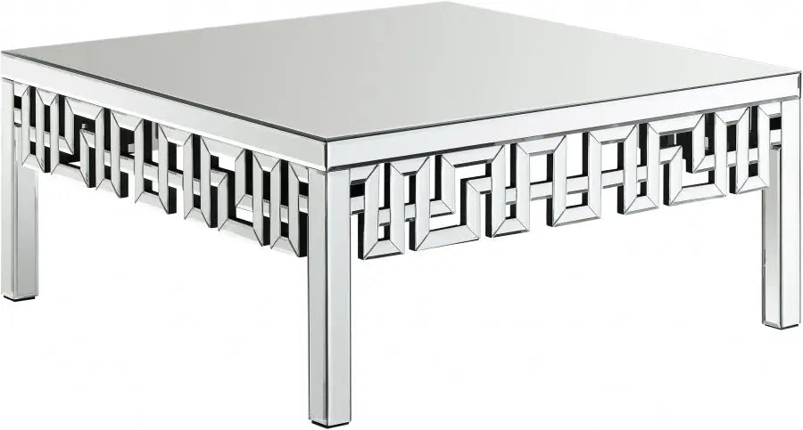 Aria Coffee Table In Mirrored - 412-C - ATL FURNITURE