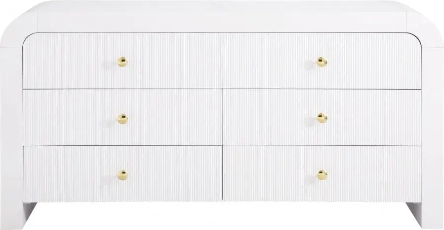 Artisto Dresser In White - 888White-D - ATL FURNITURE