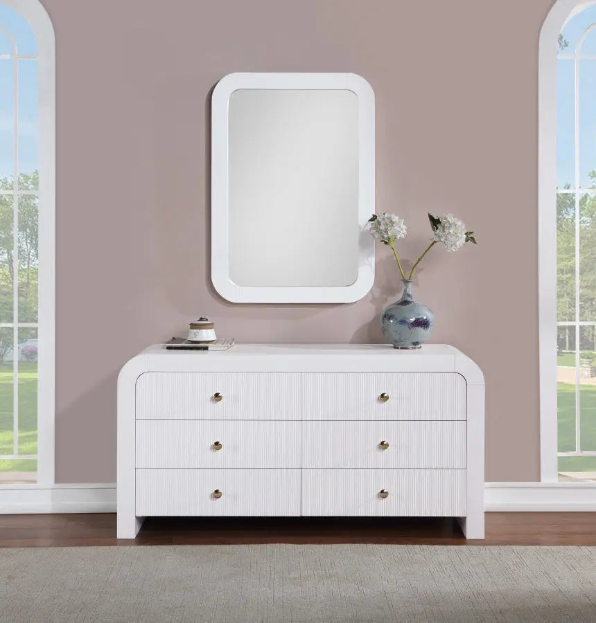 Artisto Dresser In White - 888White-D - ATL FURNITURE