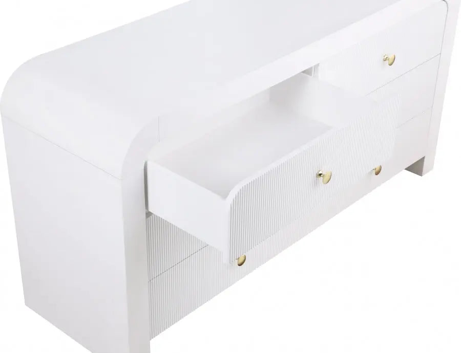 Artisto Dresser In White - 888White-D - ATL FURNITURE