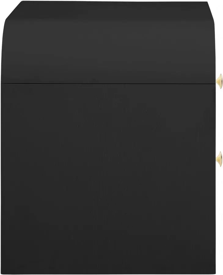 Artisto Nightstand In Black - 888Black-Ns - ATL FURNITURE