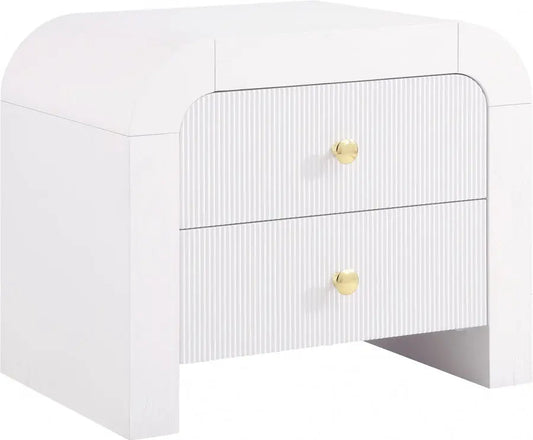 Artisto Nightstand In White - 888White-Ns - ATL FURNITURE