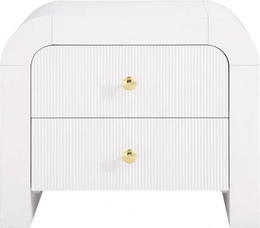 Artisto Nightstand In White - 888White-Ns - ATL FURNITURE