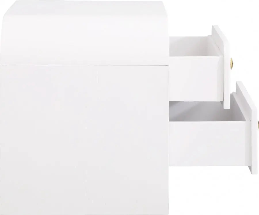 Artisto Nightstand In White - 888White-Ns - ATL FURNITURE