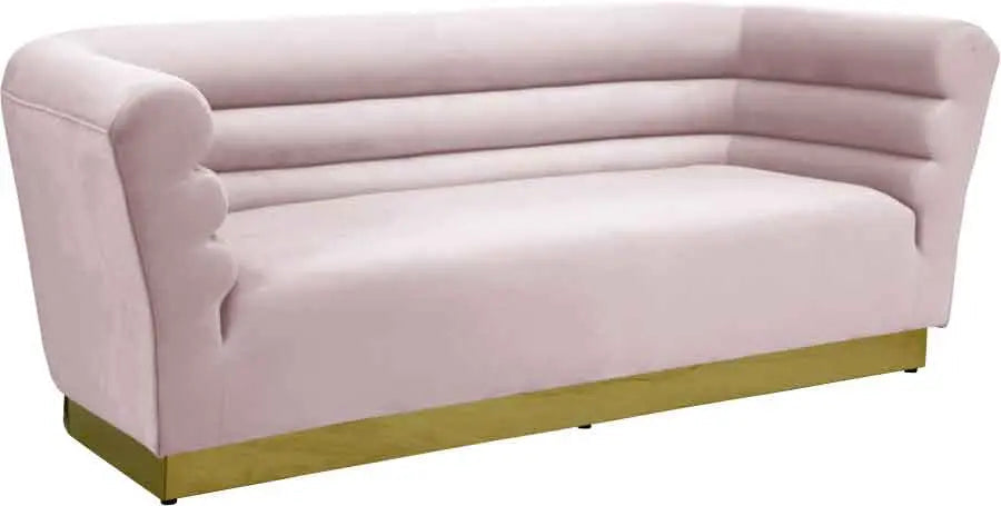 Bellini 3 Piece Living Room Set In Pink - ATL FURNITURE