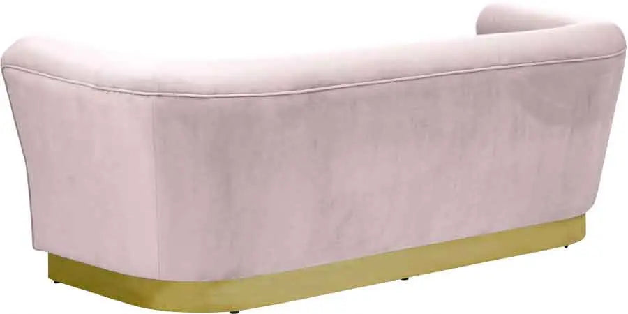 Bellini 3 Piece Living Room Set In Pink - ATL FURNITURE