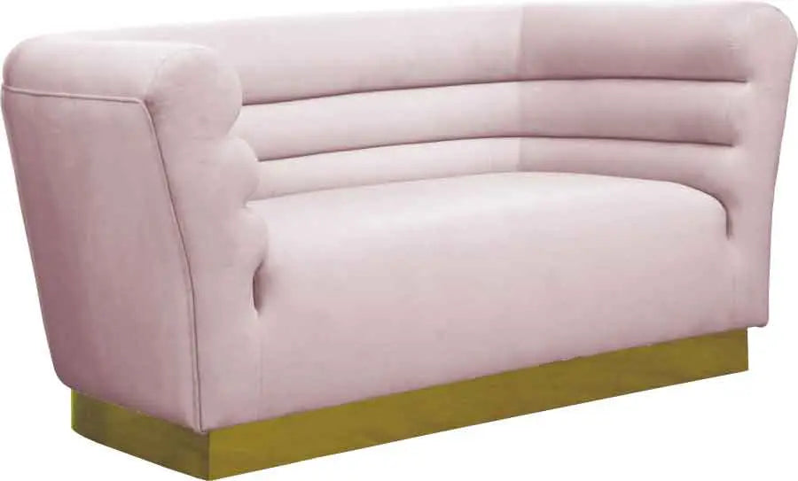 Bellini 3 Piece Living Room Set In Pink - ATL FURNITURE